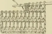 An illustration from The dictionary of needlework : an encyclopaedia of artistic, plain, and fancy needlework dealing fully with the details of all the stitches employed, the method of working, the materials used, the meaning of technical terms, and, where necessary, tracing the origin and history of the various works described (1882)