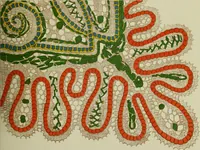 An illustration from The dictionary of needlework : an encyclopaedia of artistic, plain, and fancy needlework dealing fully with the details of all the stitches employed, the method of working, the materials used, the meaning of technical terms, and, where necessary, tracing the origin and history of the various works described (1882)
