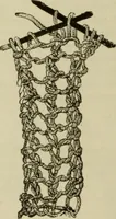 An illustration from The dictionary of needlework : an encyclopaedia of artistic, plain, and fancy needlework dealing fully with the details of all the stitches employed, the method of working, the materials used, the meaning of technical terms, and, where necessary, tracing the origin and history of the various works described (1882)