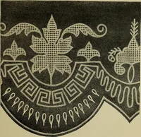 An illustration from The dictionary of needlework : an encyclopaedia of artistic, plain, and fancy needlework dealing fully with the details of all the stitches employed, the method of working, the materials used, the meaning of technical terms, and, where necessary, tracing the origin and history of the various works described (1882)
