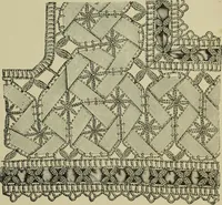 An illustration from The dictionary of needlework : an encyclopaedia of artistic, plain, and fancy needlework dealing fully with the details of all the stitches employed, the method of working, the materials used, the meaning of technical terms, and, where necessary, tracing the origin and history of the various works described (1882)