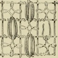 An illustration from The dictionary of needlework : an encyclopaedia of artistic, plain, and fancy needlework dealing fully with the details of all the stitches employed, the method of working, the materials used, the meaning of technical terms, and, where necessary, tracing the origin and history of the various works described (1882)