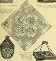 An illustration from The dictionary of needlework : an encyclopaedia of artistic, plain, and fancy needlework dealing fully with the details of all the stitches employed, the method of working, the materials used, the meaning of technical terms, and, where necessary, tracing the origin and history of the various works described (1882)