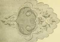 An illustration from The dictionary of needlework : an encyclopaedia of artistic, plain, and fancy needlework dealing fully with the details of all the stitches employed, the method of working, the materials used, the meaning of technical terms, and, where necessary, tracing the origin and history of the various works described (1882)