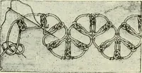 An illustration from The dictionary of needlework : an encyclopaedia of artistic, plain, and fancy needlework dealing fully with the details of all the stitches employed, the method of working, the materials used, the meaning of technical terms, and, where necessary, tracing the origin and history of the various works described (1882)