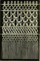 An illustration from The dictionary of needlework : an encyclopaedia of artistic, plain, and fancy needlework dealing fully with the details of all the stitches employed, the method of working, the materials used, the meaning of technical terms, and, where necessary, tracing the origin and history of the various works described (1882)