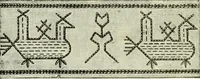 An illustration from The dictionary of needlework : an encyclopaedia of artistic, plain, and fancy needlework dealing fully with the details of all the stitches employed, the method of working, the materials used, the meaning of technical terms, and, where necessary, tracing the origin and history of the various works described (1882)