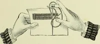 An illustration from The dictionary of needlework : an encyclopaedia of artistic, plain, and fancy needlework dealing fully with the details of all the stitches employed, the method of working, the materials used, the meaning of technical terms, and, where necessary, tracing the origin and history of the various works described (1882)