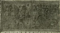 An illustration from The dictionary of needlework : an encyclopaedia of artistic, plain, and fancy needlework dealing fully with the details of all the stitches employed, the method of working, the materials used, the meaning of technical terms, and, where necessary, tracing the origin and history of the various works described (1882)
