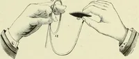 An illustration from The dictionary of needlework : an encyclopaedia of artistic, plain, and fancy needlework dealing fully with the details of all the stitches employed, the method of working, the materials used, the meaning of technical terms, and, where necessary, tracing the origin and history of the various works described (1882)