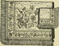An illustration from The dictionary of needlework : an encyclopaedia of artistic, plain, and fancy needlework dealing fully with the details of all the stitches employed, the method of working, the materials used, the meaning of technical terms, and, where necessary, tracing the origin and history of the various works described (1882)