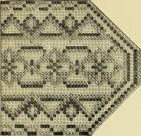 An illustration from The dictionary of needlework : an encyclopaedia of artistic, plain, and fancy needlework dealing fully with the details of all the stitches employed, the method of working, the materials used, the meaning of technical terms, and, where necessary, tracing the origin and history of the various works described (1882)