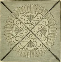 An illustration from The dictionary of needlework : an encyclopaedia of artistic, plain, and fancy needlework dealing fully with the details of all the stitches employed, the method of working, the materials used, the meaning of technical terms, and, where necessary, tracing the origin and history of the various works described (1882)