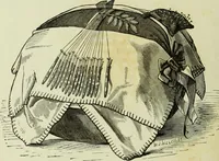 An illustration from The dictionary of needlework : an encyclopaedia of artistic, plain, and fancy needlework dealing fully with the details of all the stitches employed, the method of working, the materials used, the meaning of technical terms, and, where necessary, tracing the origin and history of the various works described (1882)
