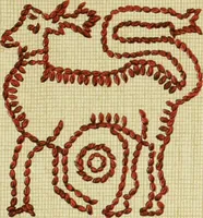 An illustration from The dictionary of needlework : an encyclopaedia of artistic, plain, and fancy needlework dealing fully with the details of all the stitches employed, the method of working, the materials used, the meaning of technical terms, and, where necessary, tracing the origin and history of the various works described (1882)