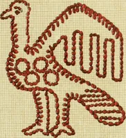 An illustration from The dictionary of needlework : an encyclopaedia of artistic, plain, and fancy needlework dealing fully with the details of all the stitches employed, the method of working, the materials used, the meaning of technical terms, and, where necessary, tracing the origin and history of the various works described (1882)