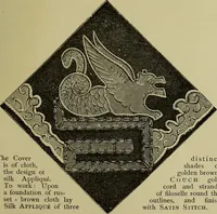 Picture 111 of 178 from The dictionary of needlework : an encyclopaedia of artistic, plain, and fancy needlework dealing fully with the details of all the stitches employed, the method of working, the materials used, the meaning of technical terms, and, where necessary, tracing the origin and history of the various works described (1882), leaf 103