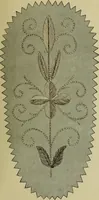 An illustration from The dictionary of needlework : an encyclopaedia of artistic, plain, and fancy needlework dealing fully with the details of all the stitches employed, the method of working, the materials used, the meaning of technical terms, and, where necessary, tracing the origin and history of the various works described (1882)