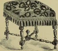 An illustration from The dictionary of needlework : an encyclopaedia of artistic, plain, and fancy needlework dealing fully with the details of all the stitches employed, the method of working, the materials used, the meaning of technical terms, and, where necessary, tracing the origin and history of the various works described (1882)