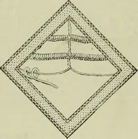 An illustration from The dictionary of needlework : an encyclopaedia of artistic, plain, and fancy needlework dealing fully with the details of all the stitches employed, the method of working, the materials used, the meaning of technical terms, and, where necessary, tracing the origin and history of the various works described (1882)