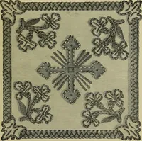 An illustration from The dictionary of needlework : an encyclopaedia of artistic, plain, and fancy needlework dealing fully with the details of all the stitches employed, the method of working, the materials used, the meaning of technical terms, and, where necessary, tracing the origin and history of the various works described (1882)