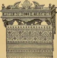 An illustration from The dictionary of needlework : an encyclopaedia of artistic, plain, and fancy needlework. Dealing fully with the details of all the stitches employed, the method of working, the materials used, the meaning of technical terms, and, where necessary, tracing the origin and history of the various works described. Illustrated with upwards of 800 wood engravings, and coloured plates. Plain sewing, textiles, dressmaking, appliances, and terms (1885)