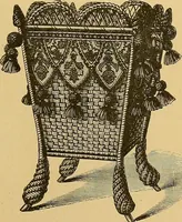 An illustration from The dictionary of needlework : an encyclopaedia of artistic, plain, and fancy needlework. Dealing fully with the details of all the stitches employed, the method of working, the materials used, the meaning of technical terms, and, where necessary, tracing the origin and history of the various works described. Illustrated with upwards of 800 wood engravings, and coloured plates. Plain sewing, textiles, dressmaking, appliances, and terms (1885)