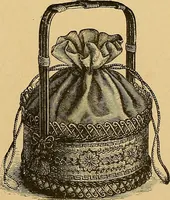 An illustration from The dictionary of needlework : an encyclopaedia of artistic, plain, and fancy needlework. Dealing fully with the details of all the stitches employed, the method of working, the materials used, the meaning of technical terms, and, where necessary, tracing the origin and history of the various works described. Illustrated with upwards of 800 wood engravings, and coloured plates. Plain sewing, textiles, dressmaking, appliances, and terms (1885)