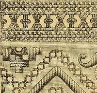 An illustration from The dictionary of needlework : an encyclopaedia of artistic, plain, and fancy needlework. Dealing fully with the details of all the stitches employed, the method of working, the materials used, the meaning of technical terms, and, where necessary, tracing the origin and history of the various works described. Illustrated with upwards of 800 wood engravings, and coloured plates. Plain sewing, textiles, dressmaking, appliances, and terms (1885)