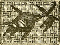 An illustration from The dictionary of needlework : an encyclopaedia of artistic, plain, and fancy needlework. Dealing fully with the details of all the stitches employed, the method of working, the materials used, the meaning of technical terms, and, where necessary, tracing the origin and history of the various works described. Illustrated with upwards of 800 wood engravings, and coloured plates. Plain sewing, textiles, dressmaking, appliances, and terms (1885)