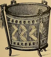 An illustration from The dictionary of needlework : an encyclopaedia of artistic, plain, and fancy needlework. Dealing fully with the details of all the stitches employed, the method of working, the materials used, the meaning of technical terms, and, where necessary, tracing the origin and history of the various works described. Illustrated with upwards of 800 wood engravings, and coloured plates. Plain sewing, textiles, dressmaking, appliances, and terms (1885)