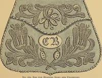 An illustration from The dictionary of needlework : an encyclopaedia of artistic, plain, and fancy needlework. Dealing fully with the details of all the stitches employed, the method of working, the materials used, the meaning of technical terms, and, where necessary, tracing the origin and history of the various works described. Illustrated with upwards of 800 wood engravings, and coloured plates. Plain sewing, textiles, dressmaking, appliances, and terms (1885)