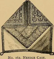 Picture 219 of 223 from The dictionary of needlework : an encyclopaedia of artistic, plain, and fancy needlework. Dealing fully with the details of all the stitches employed, the method of working, the materials used, the meaning of technical terms, and, where necessary, tracing the origin and history of the various works described. Illustrated with upwards of 800 wood engravings, and coloured plates. Plain sewing, textiles, dressmaking, appliances, and terms (1885), leaf 165