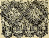 An illustration from The dictionary of needlework : an encyclopaedia of artistic, plain, and fancy needlework. Dealing fully with the details of all the stitches employed, the method of working, the materials used, the meaning of technical terms, and, where necessary, tracing the origin and history of the various works described. Illustrated with upwards of 800 wood engravings, and coloured plates. Plain sewing, textiles, dressmaking, appliances, and terms (1885)