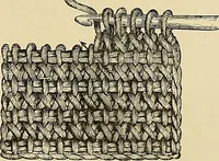 An illustration from The dictionary of needlework : an encyclopaedia of artistic, plain, and fancy needlework. Dealing fully with the details of all the stitches employed, the method of working, the materials used, the meaning of technical terms, and, where necessary, tracing the origin and history of the various works described. Illustrated with upwards of 800 wood engravings, and coloured plates. Plain sewing, textiles, dressmaking, appliances, and terms (1885)