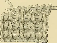 An illustration from The dictionary of needlework : an encyclopaedia of artistic, plain, and fancy needlework. Dealing fully with the details of all the stitches employed, the method of working, the materials used, the meaning of technical terms, and, where necessary, tracing the origin and history of the various works described. Illustrated with upwards of 800 wood engravings, and coloured plates. Plain sewing, textiles, dressmaking, appliances, and terms (1885)