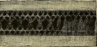 An illustration from The dictionary of needlework : an encyclopaedia of artistic, plain, and fancy needlework. Dealing fully with the details of all the stitches employed, the method of working, the materials used, the meaning of technical terms, and, where necessary, tracing the origin and history of the various works described. Illustrated with upwards of 800 wood engravings, and coloured plates. Plain sewing, textiles, dressmaking, appliances, and terms (1885)