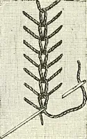 An illustration from The dictionary of needlework : an encyclopaedia of artistic, plain, and fancy needlework. Dealing fully with the details of all the stitches employed, the method of working, the materials used, the meaning of technical terms, and, where necessary, tracing the origin and history of the various works described. Illustrated with upwards of 800 wood engravings, and coloured plates. Plain sewing, textiles, dressmaking, appliances, and terms (1885)