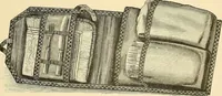 An illustration from The dictionary of needlework : an encyclopaedia of artistic, plain, and fancy needlework. Dealing fully with the details of all the stitches employed, the method of working, the materials used, the meaning of technical terms, and, where necessary, tracing the origin and history of the various works described. Illustrated with upwards of 800 wood engravings, and coloured plates. Plain sewing, textiles, dressmaking, appliances, and terms (1885)