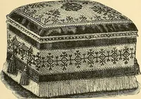 An illustration from The dictionary of needlework : an encyclopaedia of artistic, plain, and fancy needlework. Dealing fully with the details of all the stitches employed, the method of working, the materials used, the meaning of technical terms, and, where necessary, tracing the origin and history of the various works described. Illustrated with upwards of 800 wood engravings, and coloured plates. Plain sewing, textiles, dressmaking, appliances, and terms (1885)
