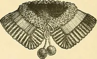 An illustration from The dictionary of needlework : an encyclopaedia of artistic, plain, and fancy needlework. Dealing fully with the details of all the stitches employed, the method of working, the materials used, the meaning of technical terms, and, where necessary, tracing the origin and history of the various works described. Illustrated with upwards of 800 wood engravings, and coloured plates. Plain sewing, textiles, dressmaking, appliances, and terms (1885)
