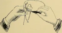 An illustration from The dictionary of needlework : an encyclopaedia of artistic, plain, and fancy needlework. Dealing fully with the details of all the stitches employed, the method of working, the materials used, the meaning of technical terms, and, where necessary, tracing the origin and history of the various works described. Illustrated with upwards of 800 wood engravings, and coloured plates. Plain sewing, textiles, dressmaking, appliances, and terms (1885)