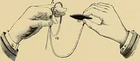 An illustration from The dictionary of needlework : an encyclopaedia of artistic, plain, and fancy needlework. Dealing fully with the details of all the stitches employed, the method of working, the materials used, the meaning of technical terms, and, where necessary, tracing the origin and history of the various works described. Illustrated with upwards of 800 wood engravings, and coloured plates. Plain sewing, textiles, dressmaking, appliances, and terms (1885)