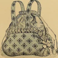 An illustration from The dictionary of needlework : an encyclopaedia of artistic, plain, and fancy needlework. Dealing fully with the details of all the stitches employed, the method of working, the materials used, the meaning of technical terms, and, where necessary, tracing the origin and history of the various works described. Illustrated with upwards of 800 wood engravings, and coloured plates. Plain sewing, textiles, dressmaking, appliances, and terms (1885)