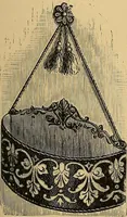 An illustration from The dictionary of needlework : an encyclopaedia of artistic, plain, and fancy needlework. Dealing fully with the details of all the stitches employed, the method of working, the materials used, the meaning of technical terms, and, where necessary, tracing the origin and history of the various works described. Illustrated with upwards of 800 wood engravings, and coloured plates. Plain sewing, textiles, dressmaking, appliances, and terms (1885)