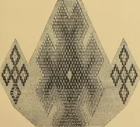 An illustration from The dictionary of needlework : an encyclopaedia of artistic, plain, and fancy needlework. Dealing fully with the details of all the stitches employed, the method of working, the materials used, the meaning of technical terms, and, where necessary, tracing the origin and history of the various works described. Illustrated with upwards of 800 wood engravings, and coloured plates. Plain sewing, textiles, dressmaking, appliances, and terms (1885)