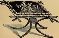 An illustration from The dictionary of needlework : an encyclopaedia of artistic, plain, and fancy needlework. Dealing fully with the details of all the stitches employed, the method of working, the materials used, the meaning of technical terms, and, where necessary, tracing the origin and history of the various works described. Illustrated with upwards of 800 wood engravings, and coloured plates. Plain sewing, textiles, dressmaking, appliances, and terms (1885)