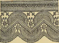 An illustration from The dictionary of needlework : an encyclopaedia of artistic, plain, and fancy needlework. Dealing fully with the details of all the stitches employed, the method of working, the materials used, the meaning of technical terms, and, where necessary, tracing the origin and history of the various works described. Illustrated with upwards of 800 wood engravings, and coloured plates. Plain sewing, textiles, dressmaking, appliances, and terms (1885)