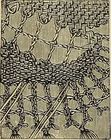 An illustration from The dictionary of needlework : an encyclopaedia of artistic, plain, and fancy needlework. Dealing fully with the details of all the stitches employed, the method of working, the materials used, the meaning of technical terms, and, where necessary, tracing the origin and history of the various works described. Illustrated with upwards of 800 wood engravings, and coloured plates. Plain sewing, textiles, dressmaking, appliances, and terms (1885)