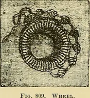 An illustration from The dictionary of needlework : an encyclopaedia of artistic, plain, and fancy needlework. Dealing fully with the details of all the stitches employed, the method of working, the materials used, the meaning of technical terms, and, where necessary, tracing the origin and history of the various works described. Illustrated with upwards of 800 wood engravings, and coloured plates. Plain sewing, textiles, dressmaking, appliances, and terms (1885)